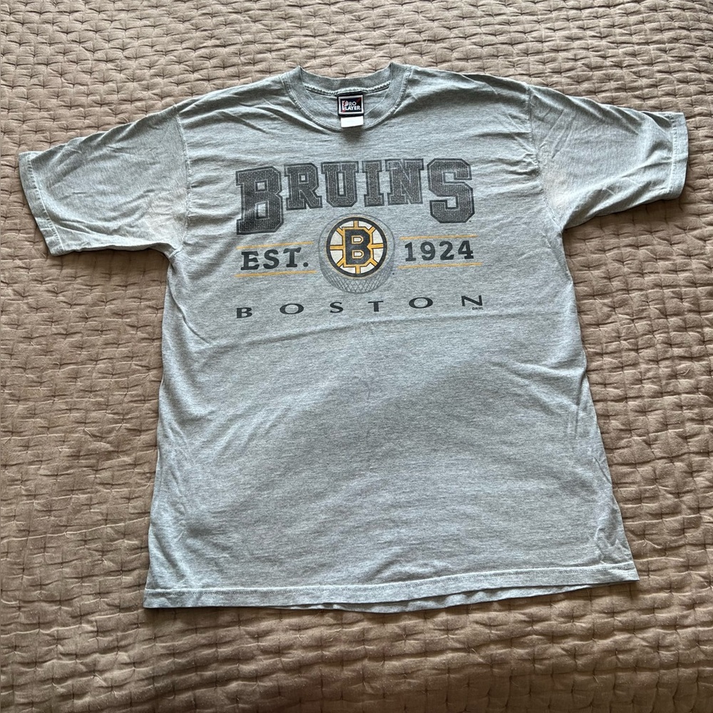 Vintage Boston Bruins Pro Player NHL Hockey T-Shirt Size XL